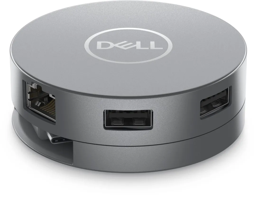 Dell DA305 6-in-1 Multiport Adapter - Zilver