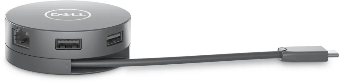 Dell DA305 6-in-1 Multiport Adapter - Zilver