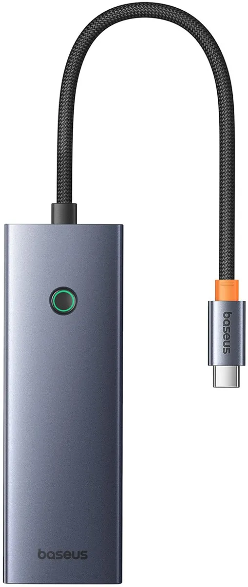 Baseus UltraJoy 7-in-1 USB-C Hub 4K 60Hz - 100W - Space Grey