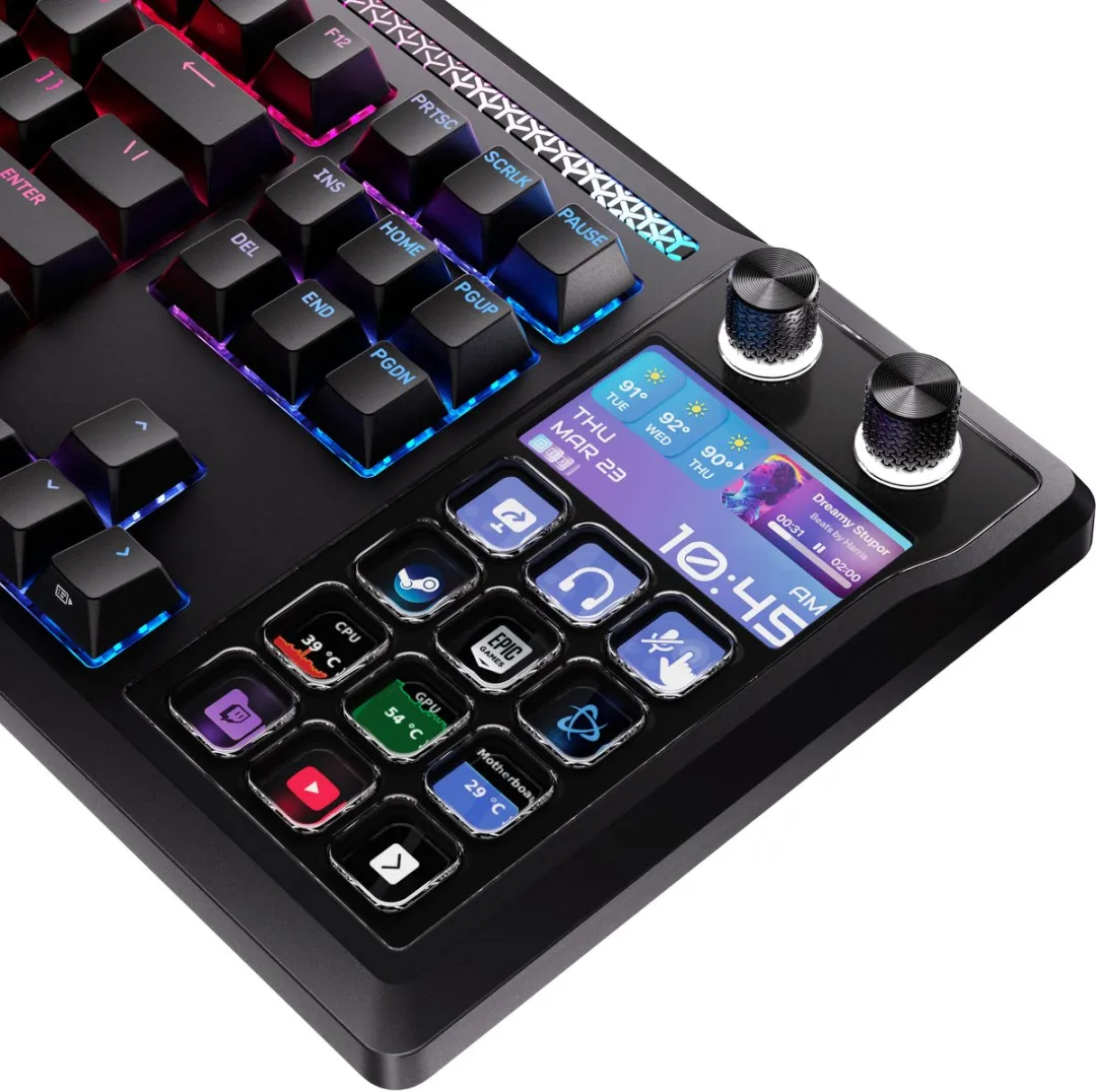 Corsair Galleon 100 SD Gaming Toetsenbord - RGB US Qwerty - Zwart