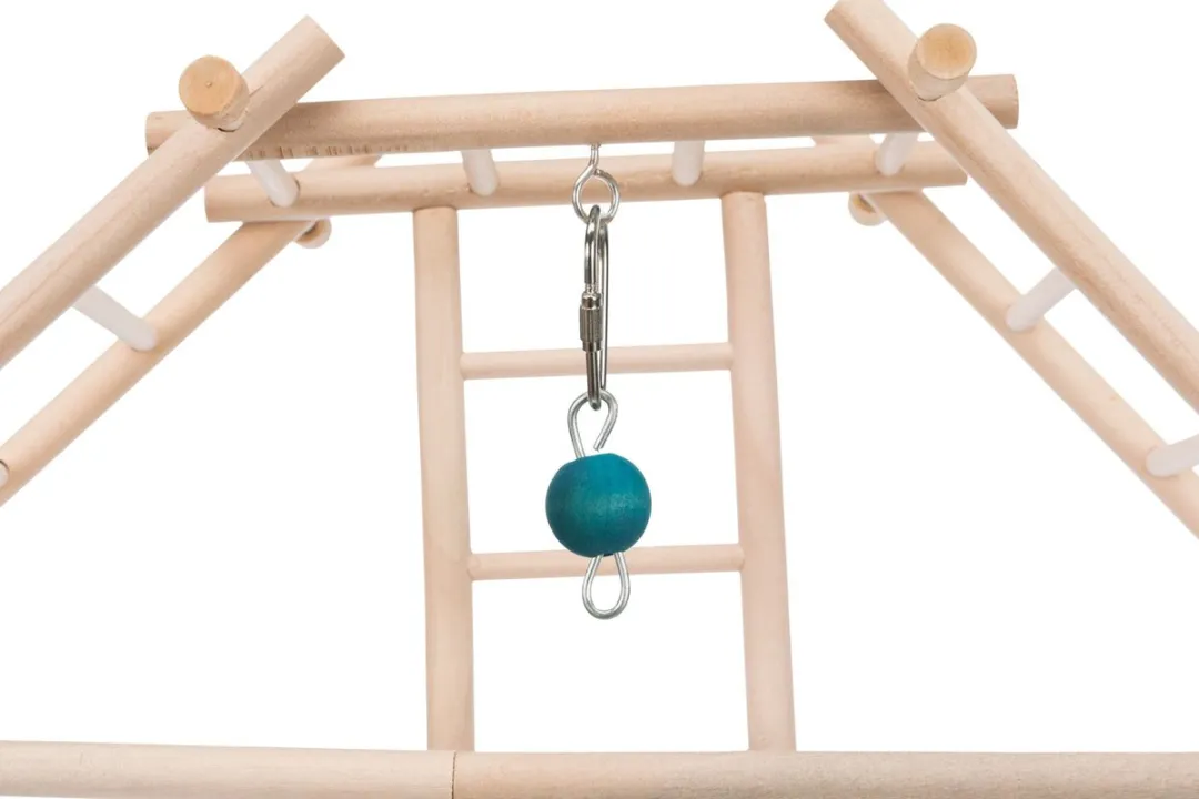 Trixie Vogelspeelgoed Speelplaats Ladder Hout - 44x16x44cm - afbeelding 6 van 6