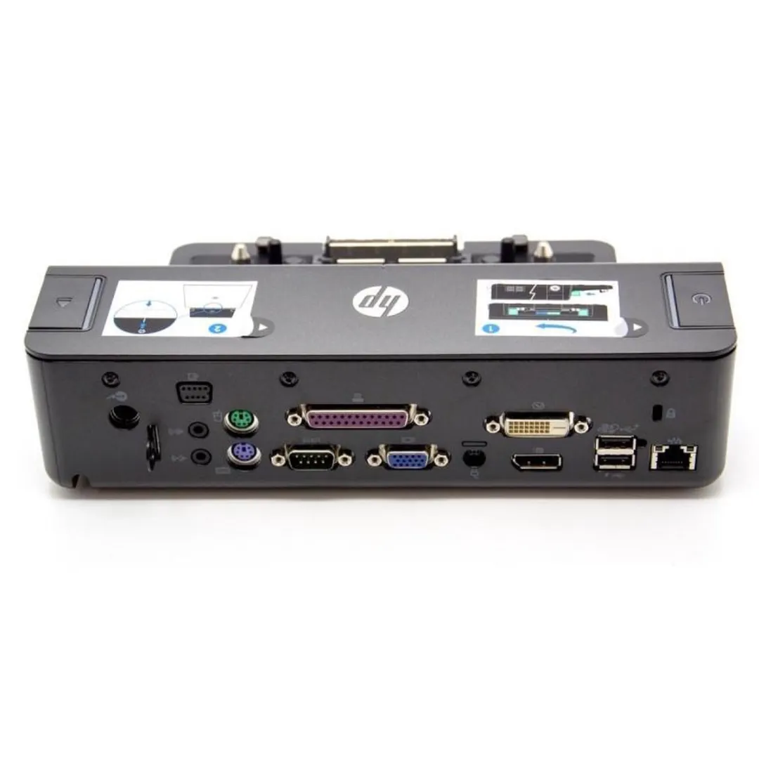 HP 2012 230W Dockingstation A7E34AA - Zwart - afbeelding 6 van 6