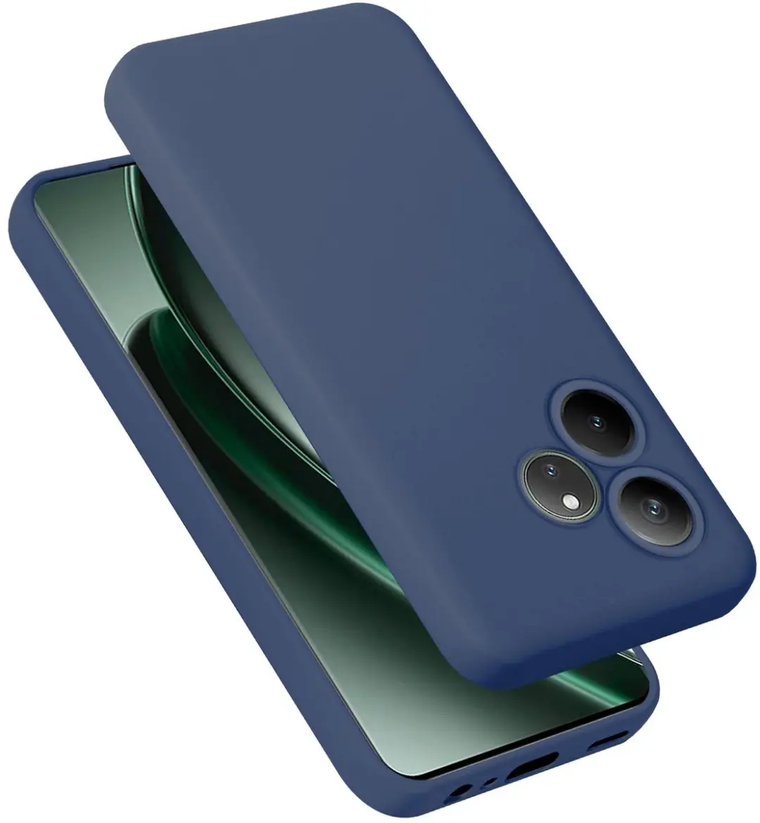Cadorabo Hoesje geschikt voor Realme GT6 in LIQUID BLAUW