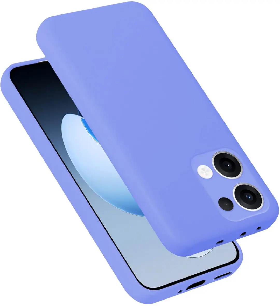 Cadorabo Hoesje geschikt voor OPPO Reno 13 Case in Liquid Lichte Paars Beschermh