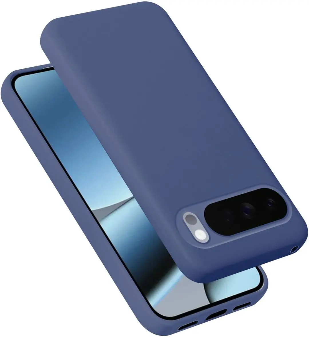 Cadorabo Hoesje geschikt voor Google pixel 10 pro Case in Liquid Blauw Beschermh