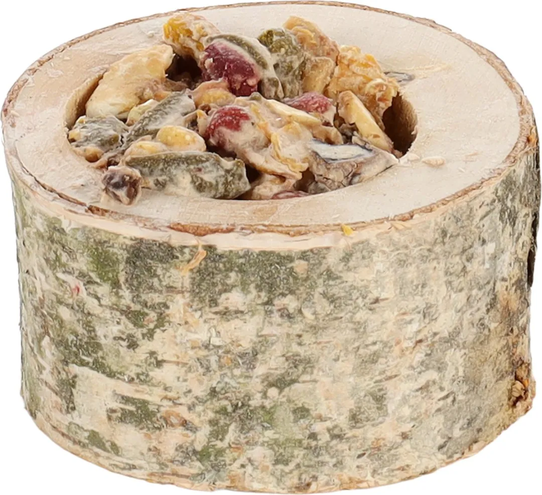 Flamingo Fruitkom Hout Knaagdier 120g