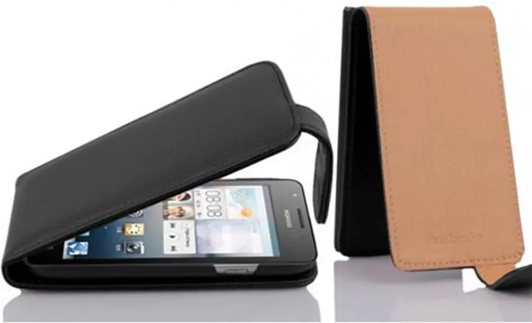 Cadorabo Hoesje geschikt voor Huawei ASCEND G510 / G520 / G525 in ZWARTE OXIDE