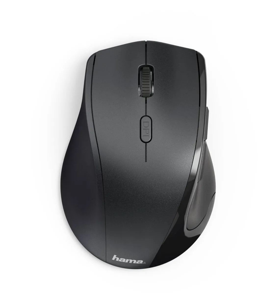 Hama Riano Optische Muis 6 Knoppen 2.4GHz RF - Blauw
