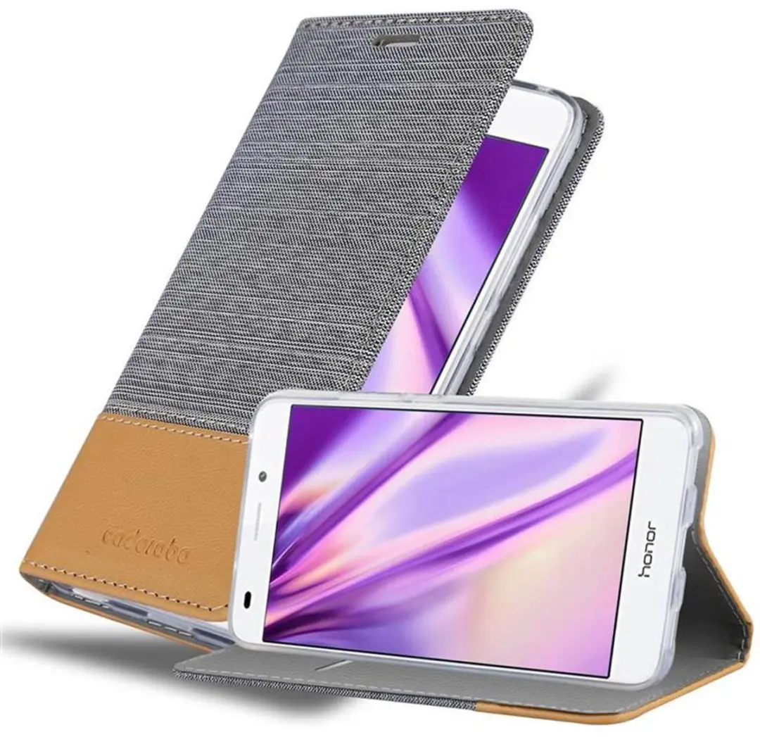 Cadorabo Hoesje geschikt voor Honor 5C in LICHTGRIJS BRUIN