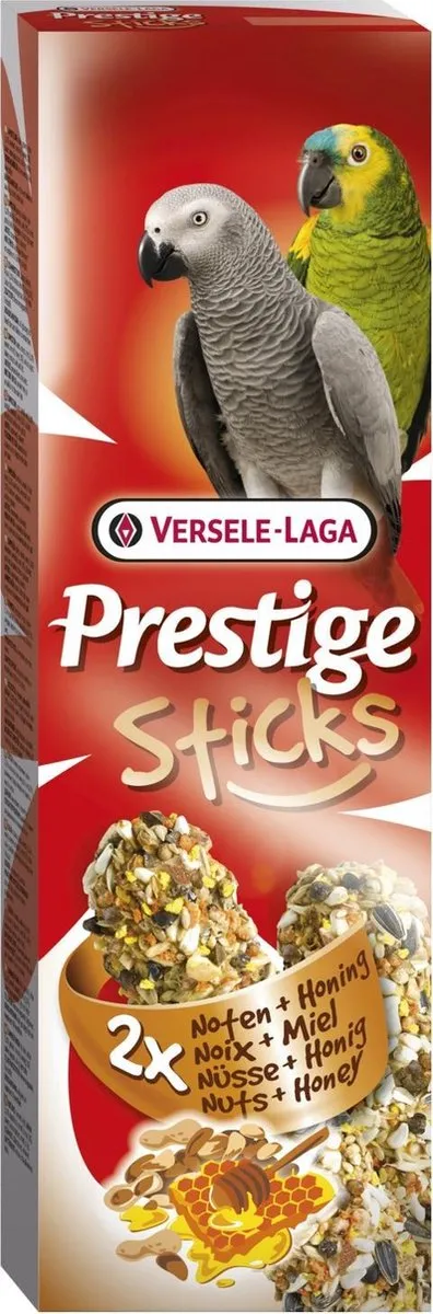 Versele-Laga Prestige Sticks Papegaai Noten & Honing 70g