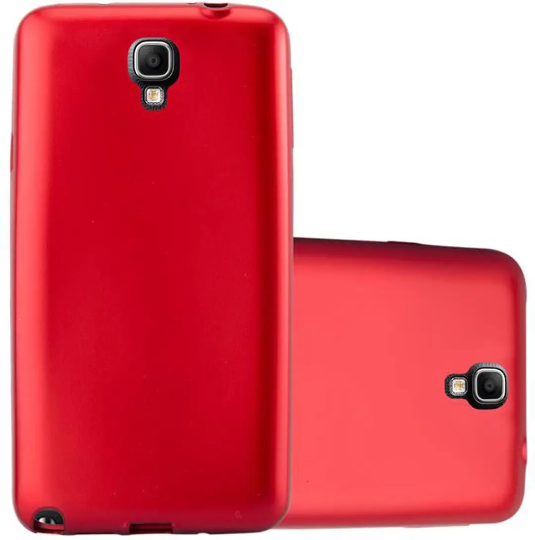 Cadorabo Hoesje geschikt voor Samsung Galaxy NOTE 3 NEO in METALLIC ROOD