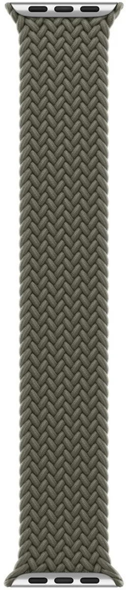 Apple Gevlochten Solobandje Apple Watch - 44/45/46/49mm - Olive