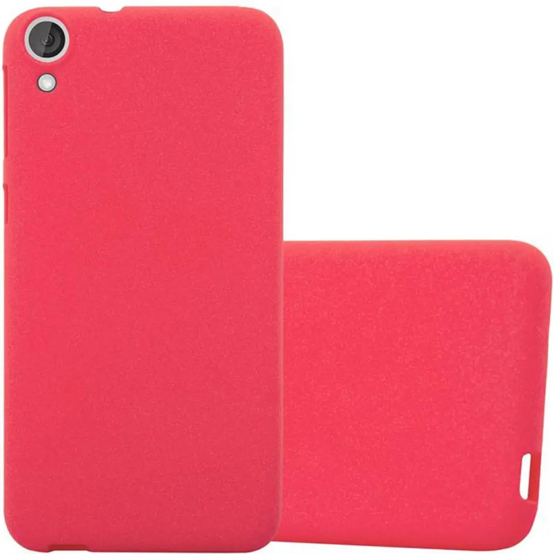 Cadorabo Hoesje geschikt voor HTC Desire 820 in FROST ROOD
