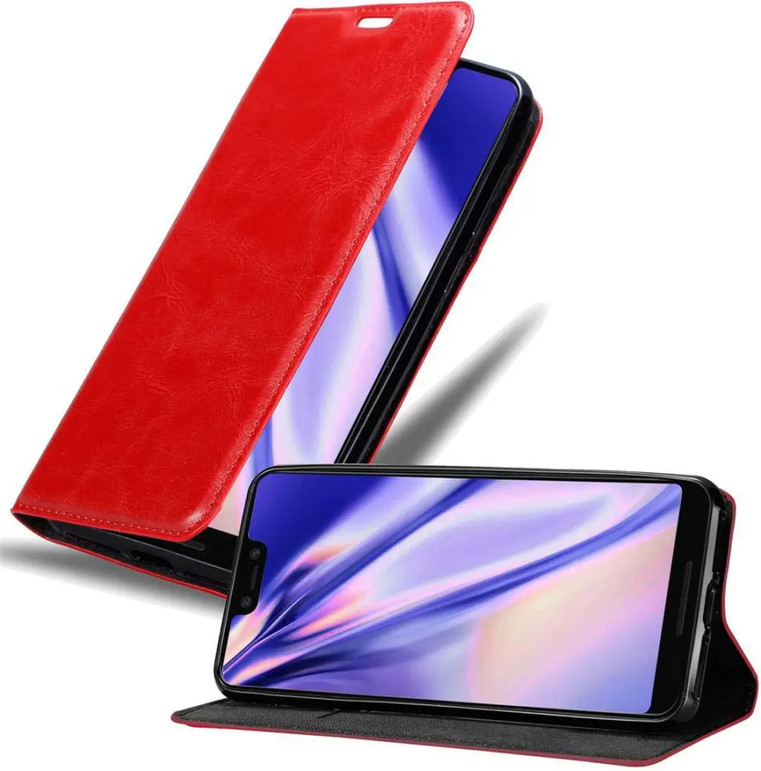Cadorabo Hoesje geschikt voor Google PIXEL 3 XL in APPEL ROOD