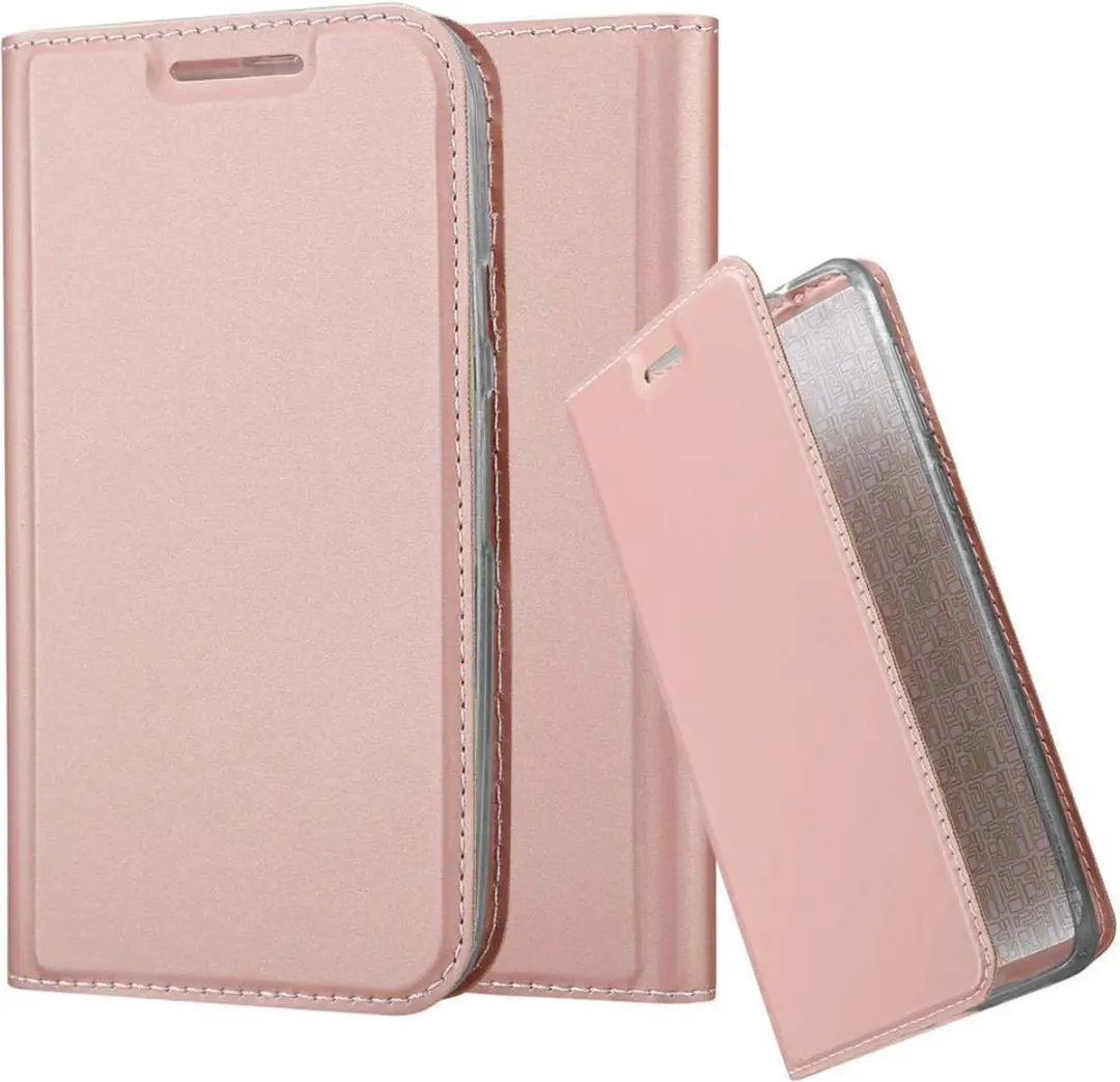 Cadorabo Hoesje geschikt voor Motorola MOTO G3 in CLASSY ROSE GOUD