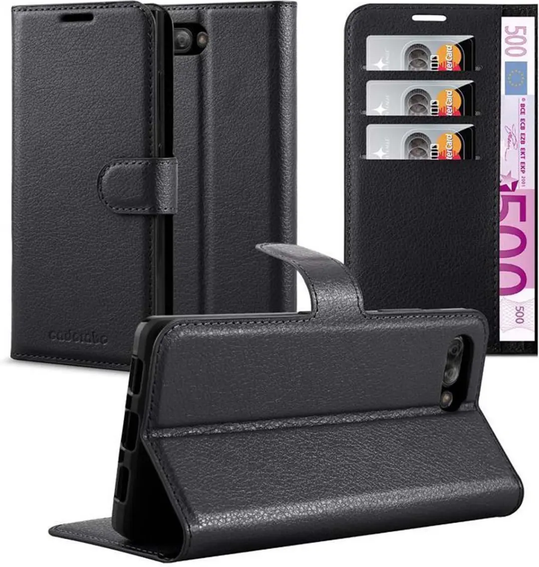 Cadorabo Hoesje geschikt voor Blackberry KEY 2 in PHANTOM ZWART