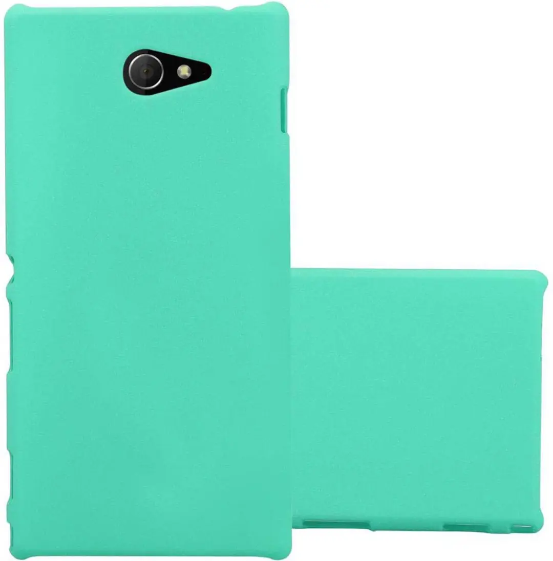 Cadorabo Hoesje geschikt voor Sony Xperia M2 / M2 AQUA in FROSTY GROEN
