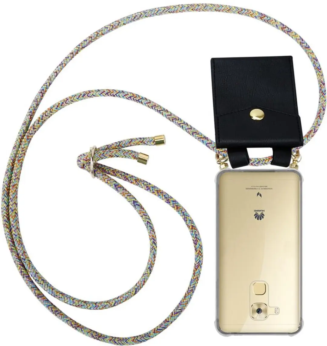 Cadorabo Hoesje geschikt voor Huawei NOVA PLUS in REGENBOOG