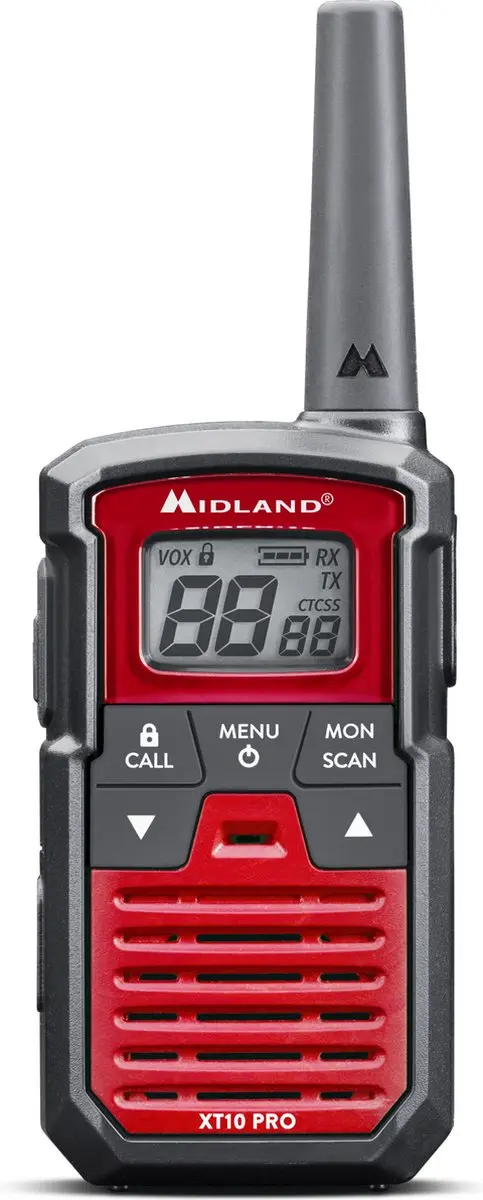 Midland XT10 Pro C1459 Portofoonset - Rood - afbeelding 3 van 4