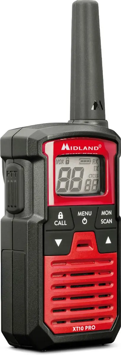 Midland XT10 Pro C1459 Portofoonset - Rood - afbeelding 4 van 4
