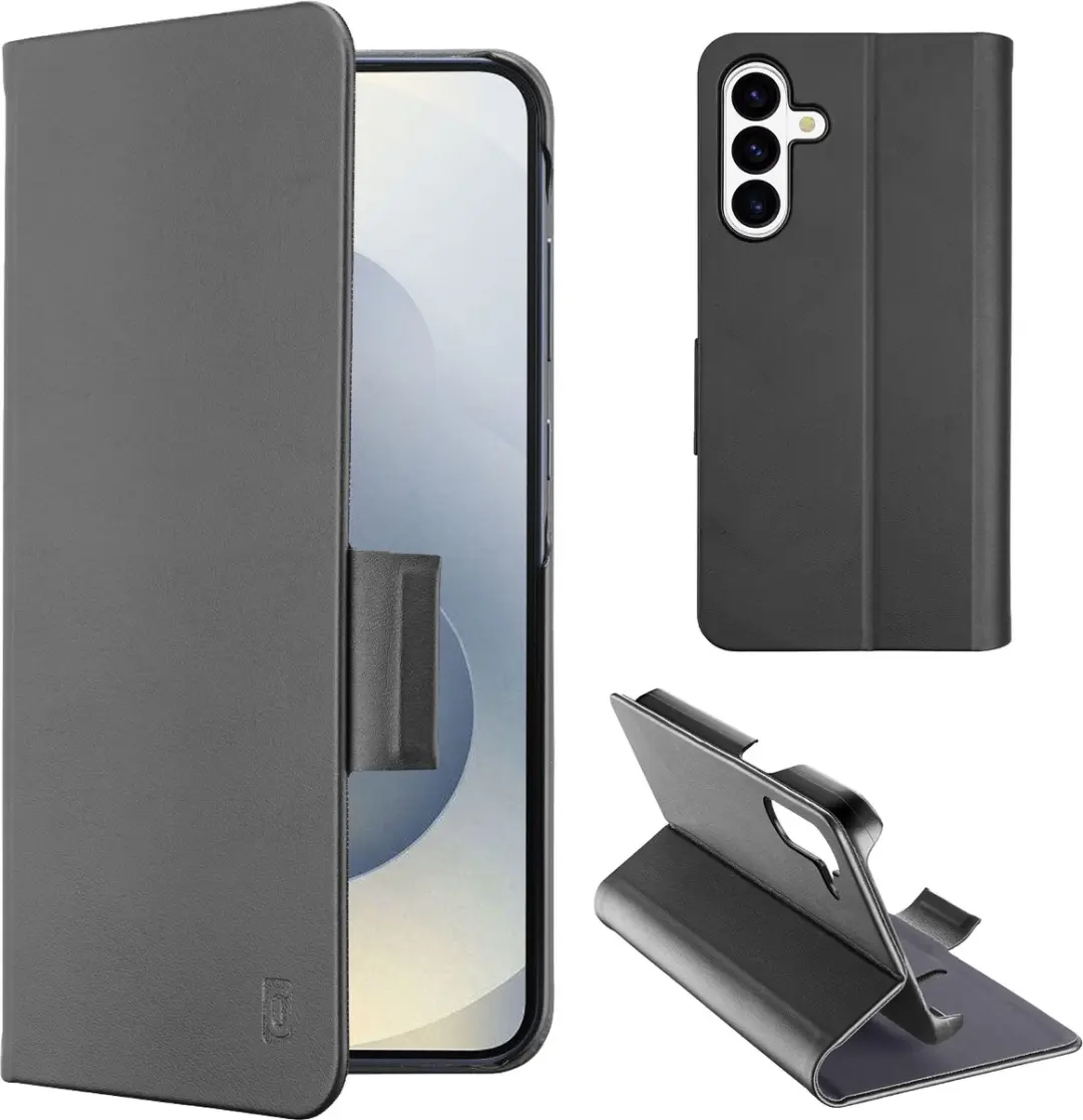 Cellularline Book Hoesje BOOK3GALS25FEK - Zwart - afbeelding 6 van 6