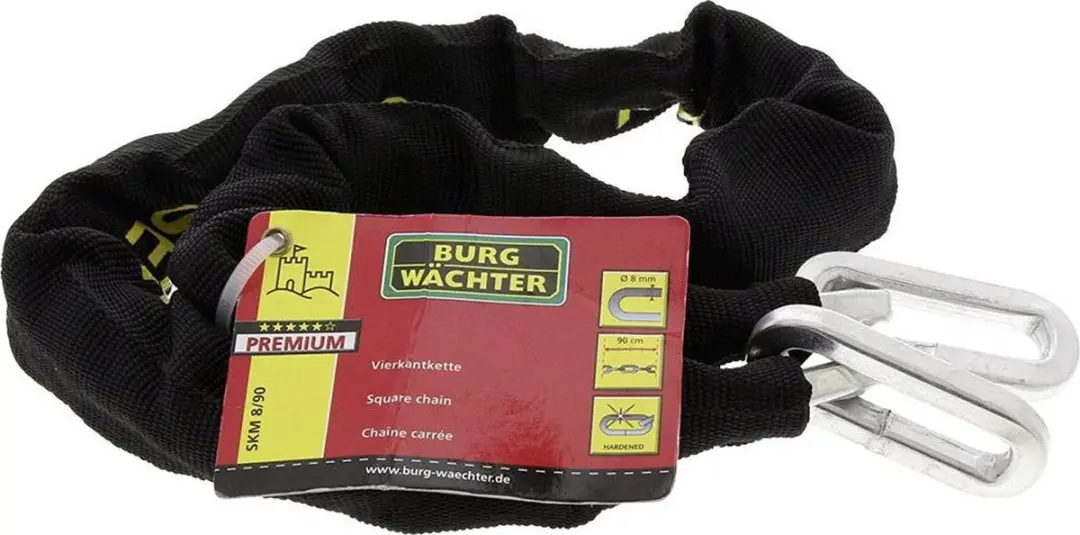 BURG-WÄCHTER SKM 8/ 90 Veiligheidsketting - 28mm - Zwart - afbeelding 5 van 5