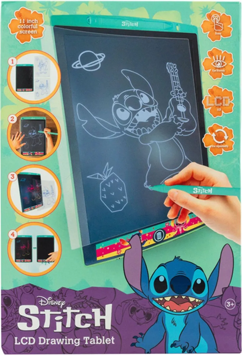 Disney Stitch LCD Tekenbord 11 inch - 2014844 - Multi - afbeelding 6 van 6