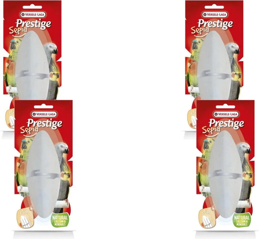 Versele-Laga Prestige Sepia Mineral Met Clip - 4 Stuks