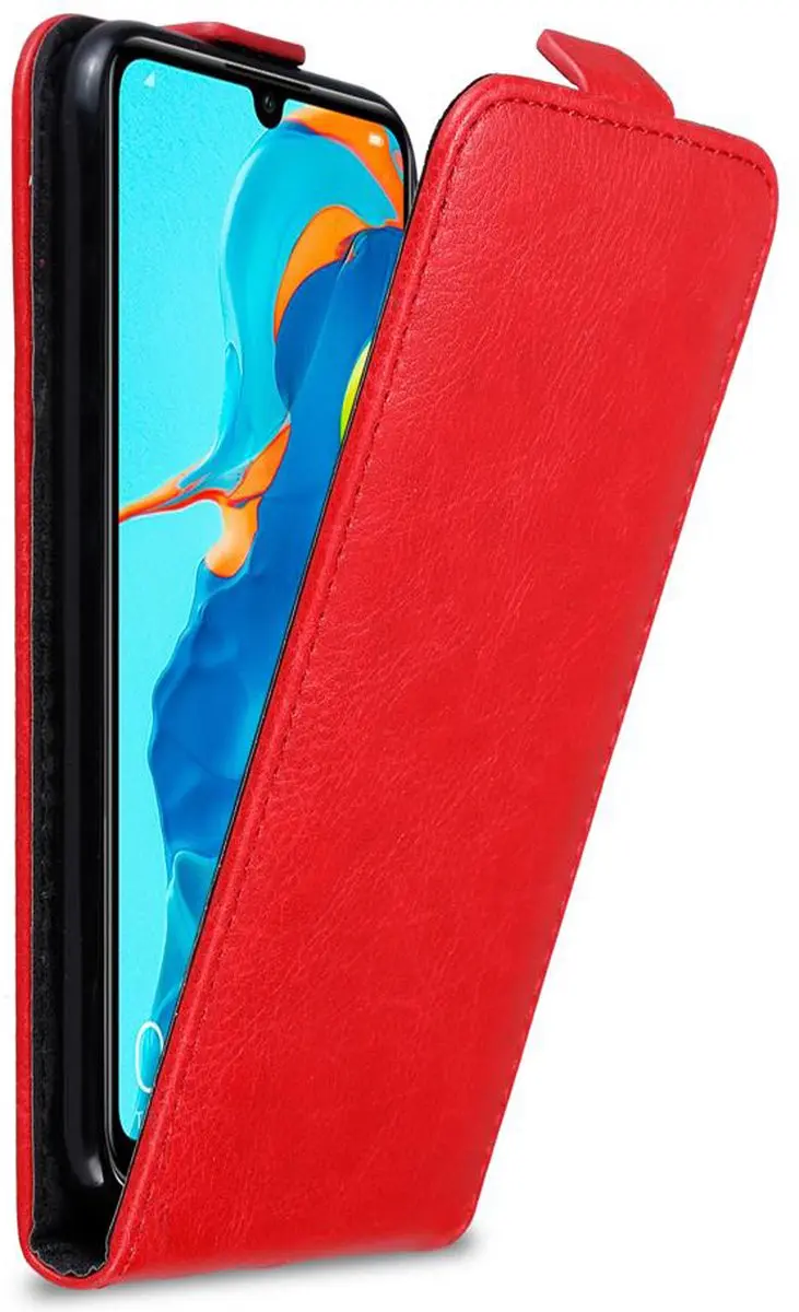 Cadorabo Hoesje geschikt voor Huawei P30 LITE in APPEL ROOD