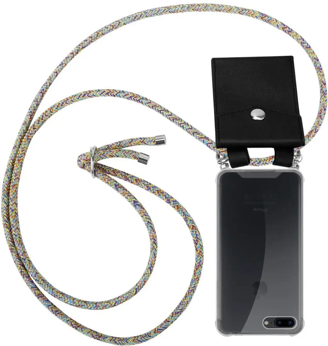 Cadorabo Hoesje geschikt voor Apple iPhone 7 PLUS / 7S PLUS / 8 PLUS in REGENBOO