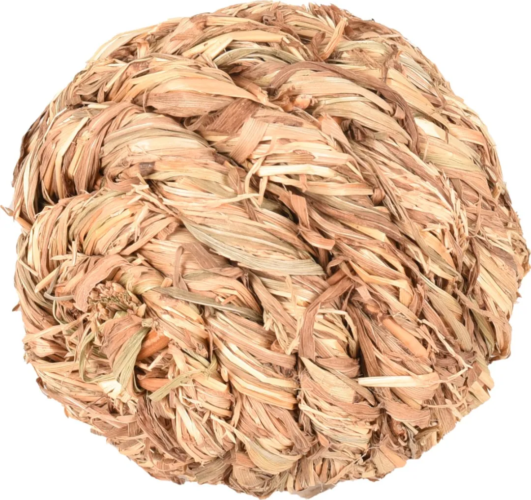 Flamingo Knaagdierspeelgoed Gras Bal 8cm