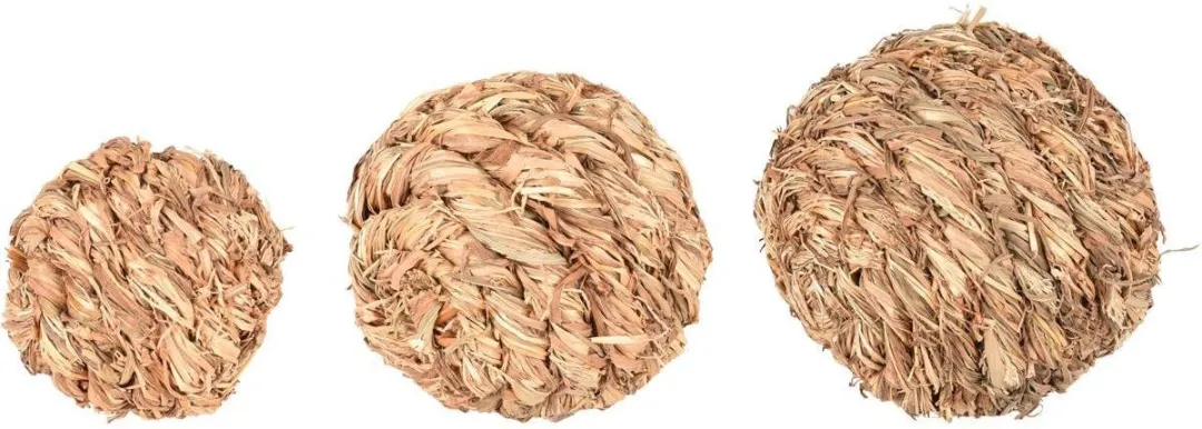 Flamingo Knaagdierspeelgoed Gras Bal 8cm