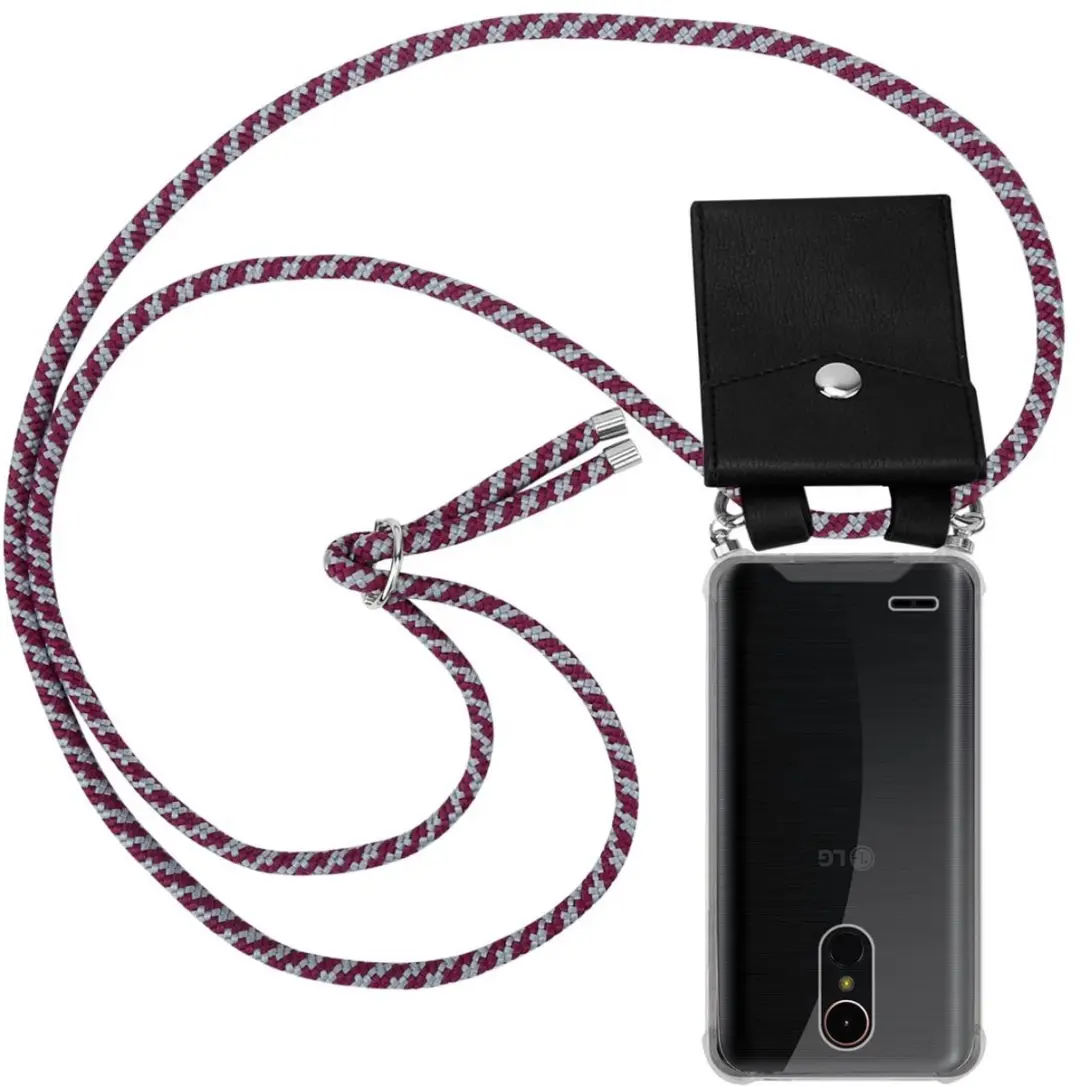 Cadorabo Hoesje geschikt voor LG K10 2017 in ROOD WIT