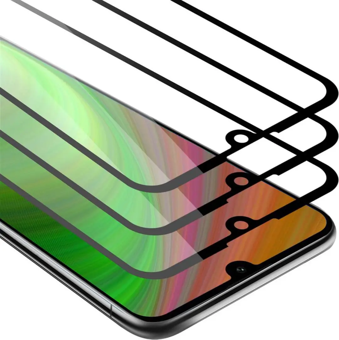 Cadorabo 3x Screenprotector geschikt voor Huawei Y6 2019 Volledig scherm pantser