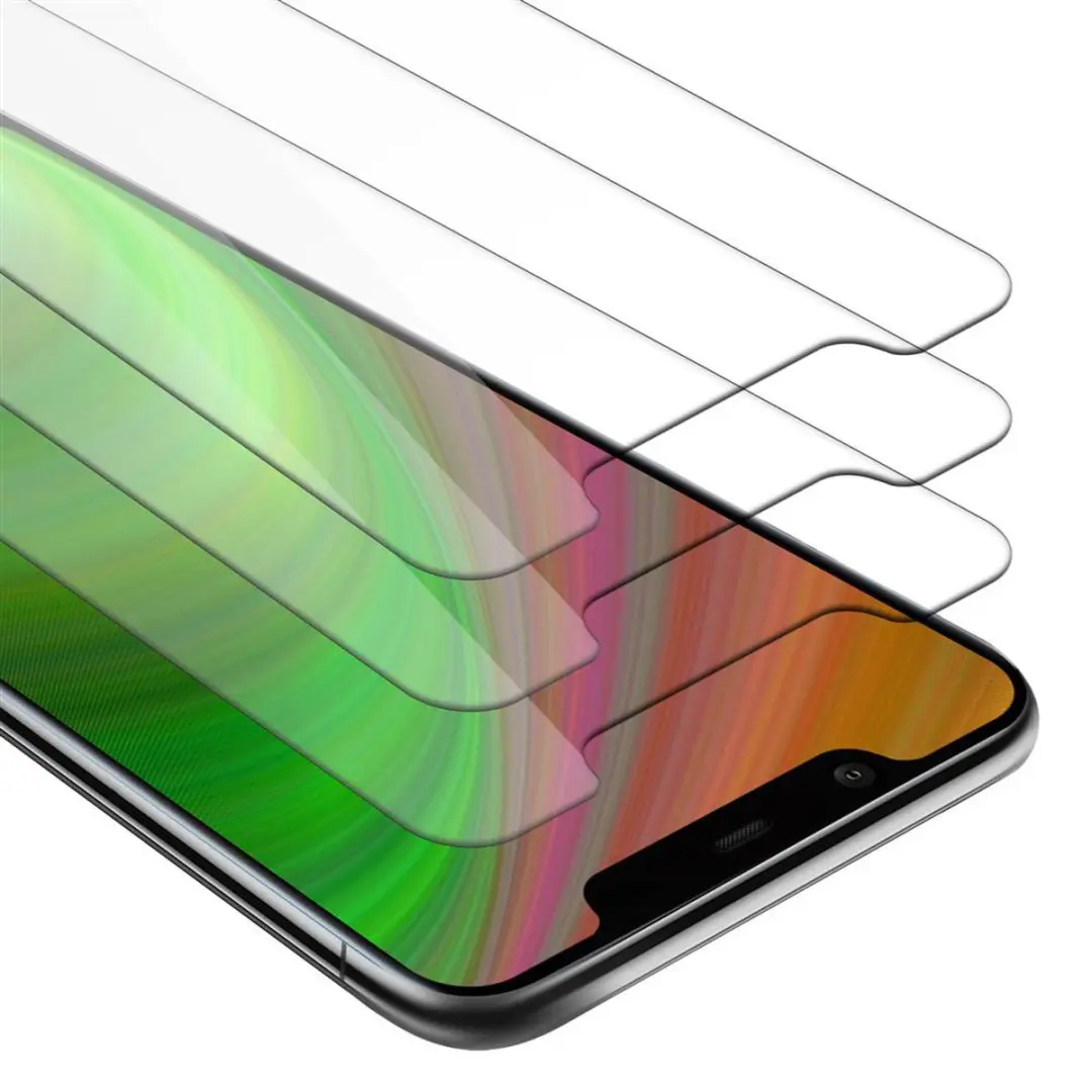 Cadorabo 3x Screenprotector geschikt voor Nokia 8.1