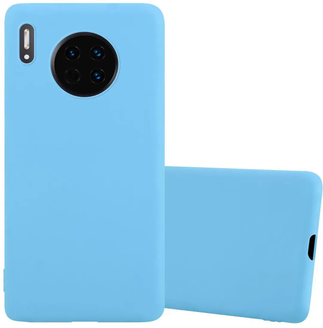 Cadorabo Hoesje geschikt voor Huawei MATE 30 in CANDY BLAUW