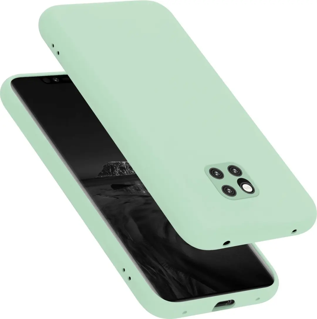 Cadorabo Hoesje geschikt voor Huawei MATE 20 PRO in LIQUID LICHT GROEN