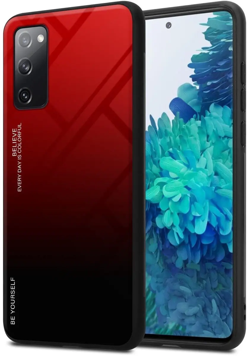 Cadorabo Hoesje geschikt voor Samsung Galaxy S20 FE in ROOD
