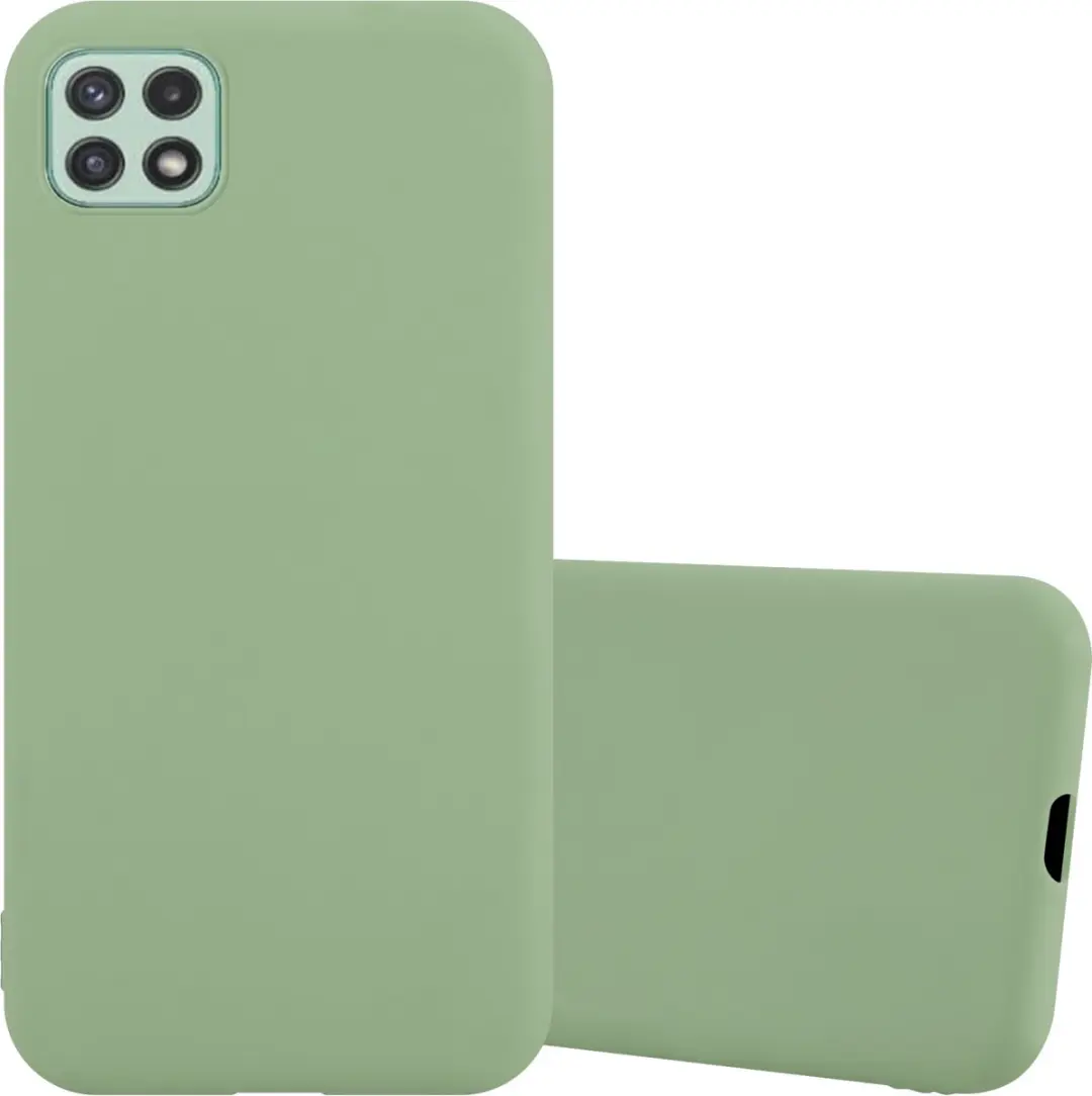 Cadorabo Hoesje geschikt voor Samsung Galaxy A22 5G in CANDY PASTEL GROEN