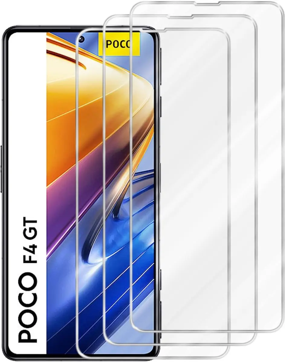 Cadorabo 3x Screenprotector geschikt voor Xiaomi POCO F4 GT