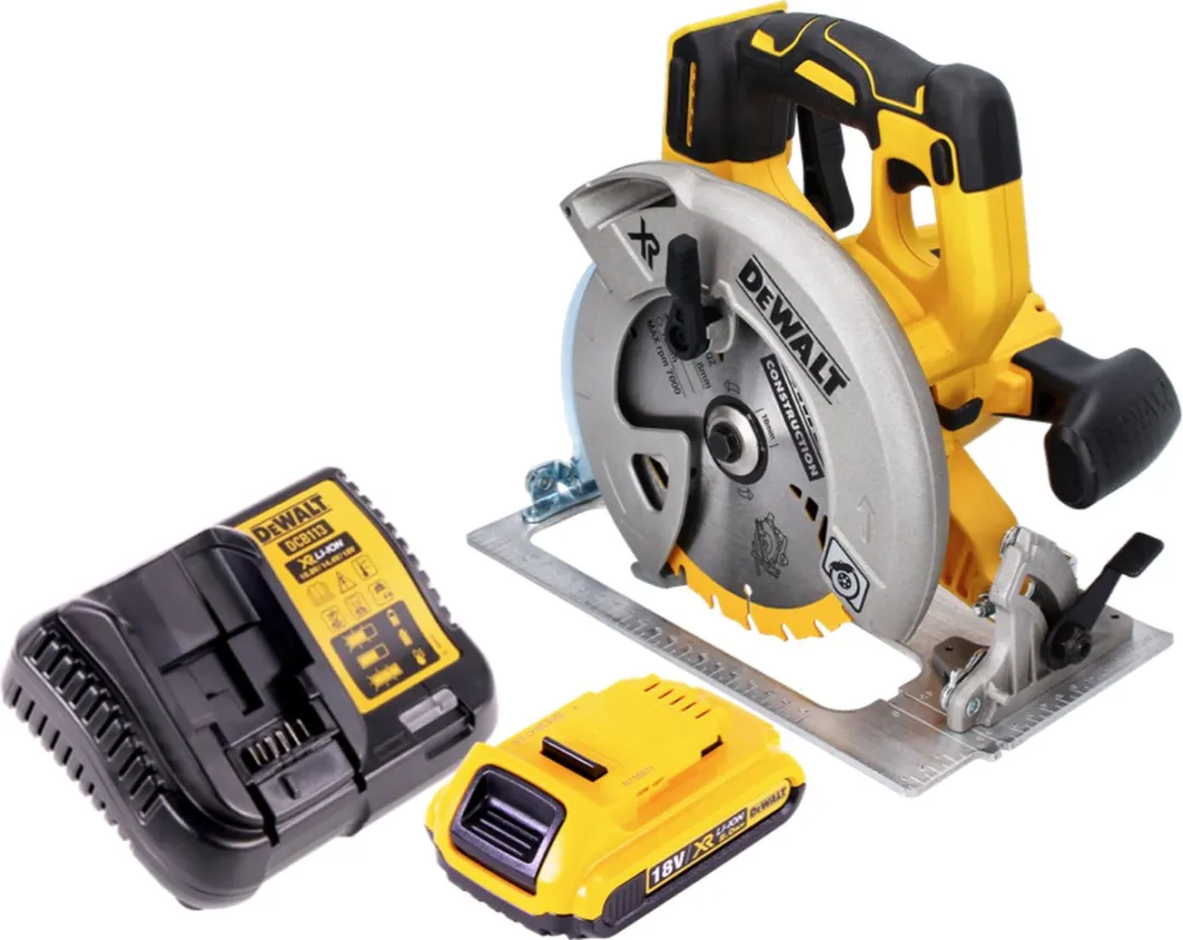 DeWalt DCS 570 D1 Accucirkelzaag 18V - 184mm - 2.0Ah - afbeelding 2 van 5
