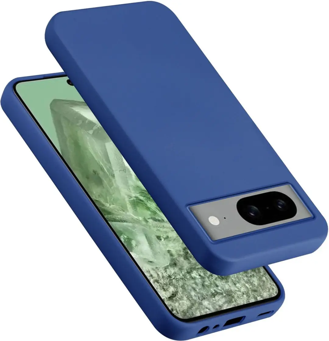 Cadorabo Hoesje geschikt voor Google PIXEL 8 in LIQUID BLAUW