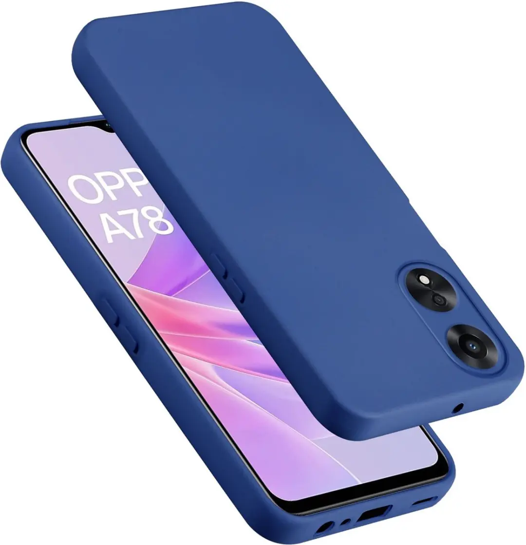 Cadorabo Hoesje geschikt voor OPPO A78 5G in LIQUID BLAUW