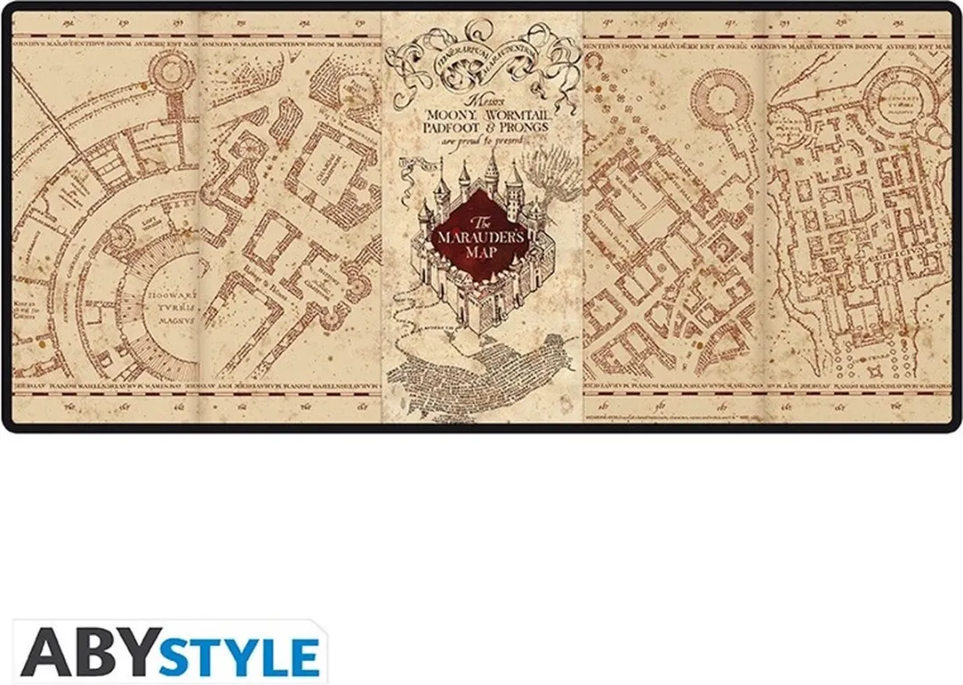 Harry Potter The Marauder's Map XXL Muismat - Multi