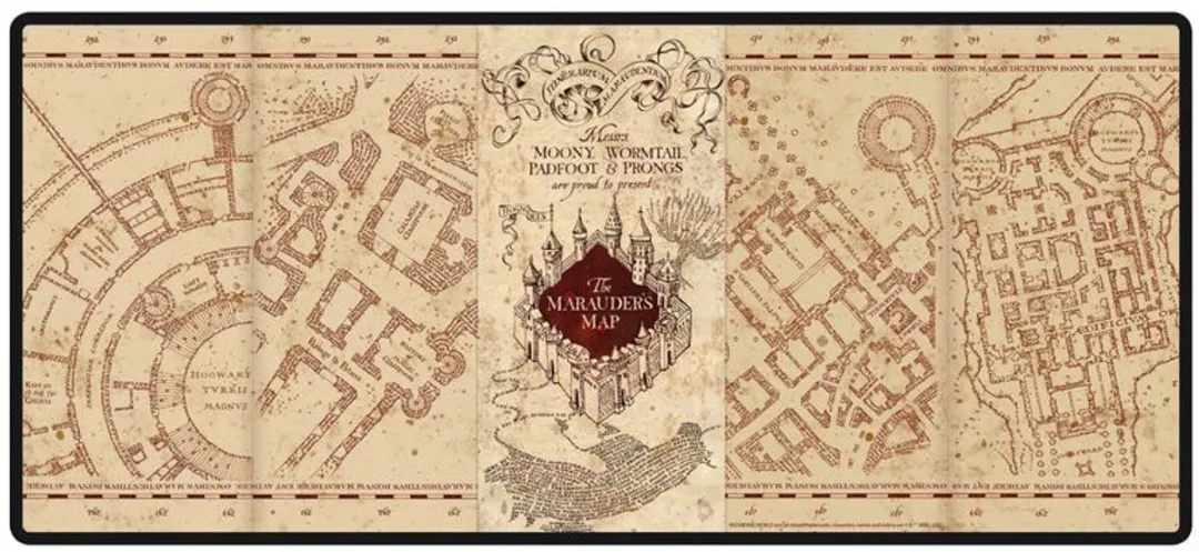 Harry Potter The Marauder's Map XXL Muismat