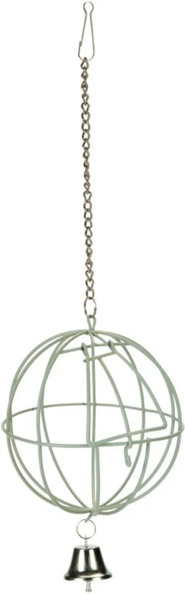 Beeztees Voederbal+Deur Knaagdier Chroom 12cm