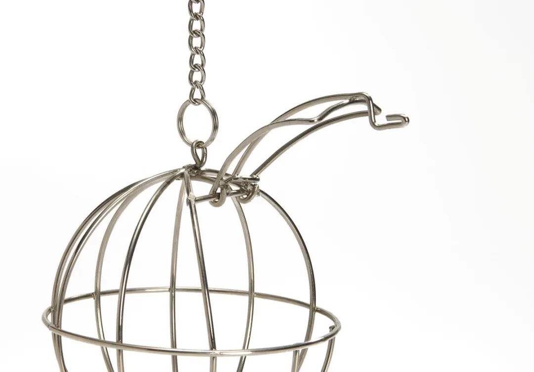 Beeztees Voederbal+Deur Knaagdier Chroom 12cm