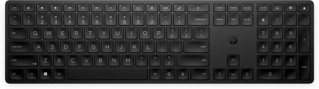 HP 455 Draadloos Toetsenbord - Programmeerbaar - Zwart