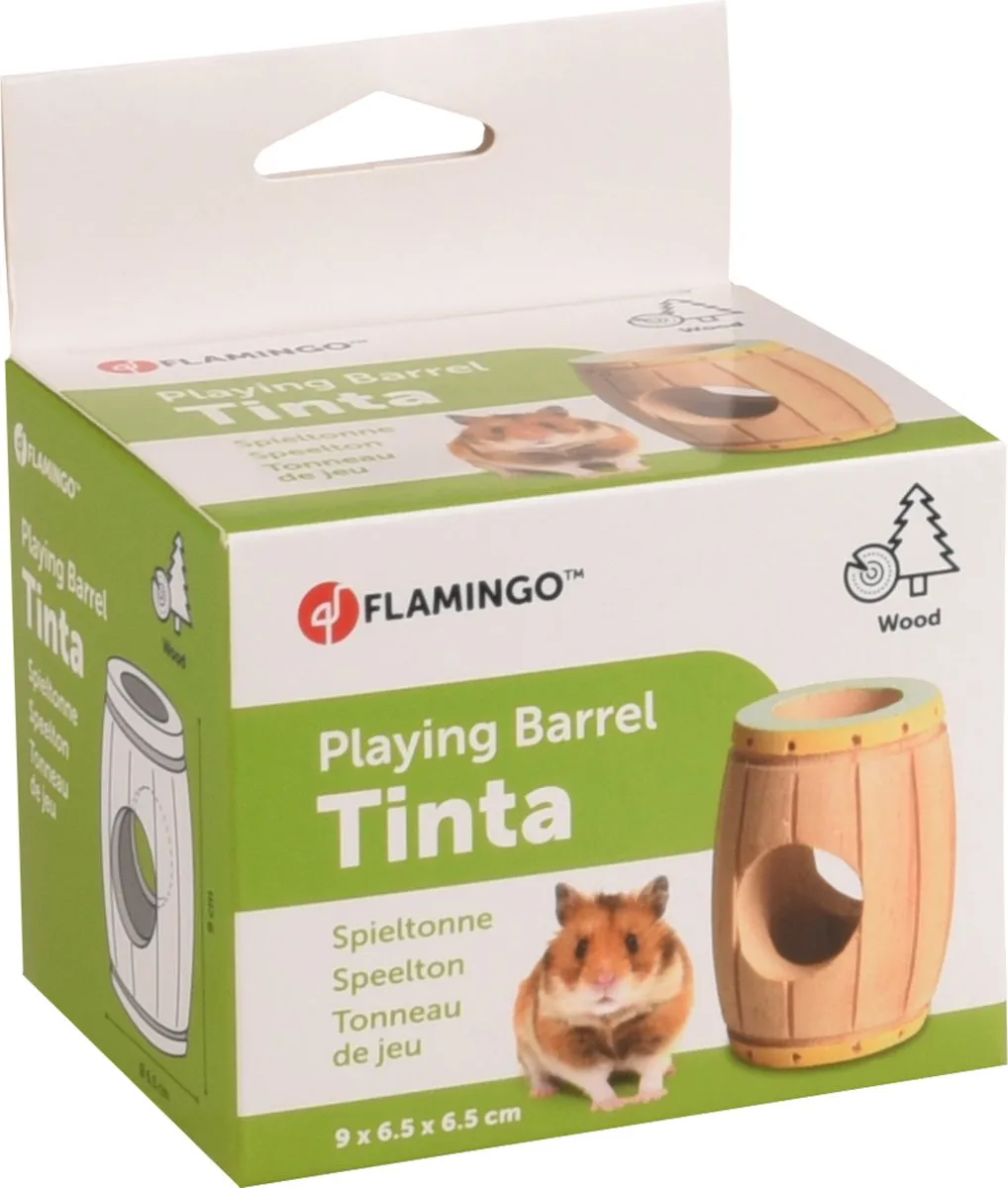 Flamingo Hamsterspeelgoed Ton - Bruin