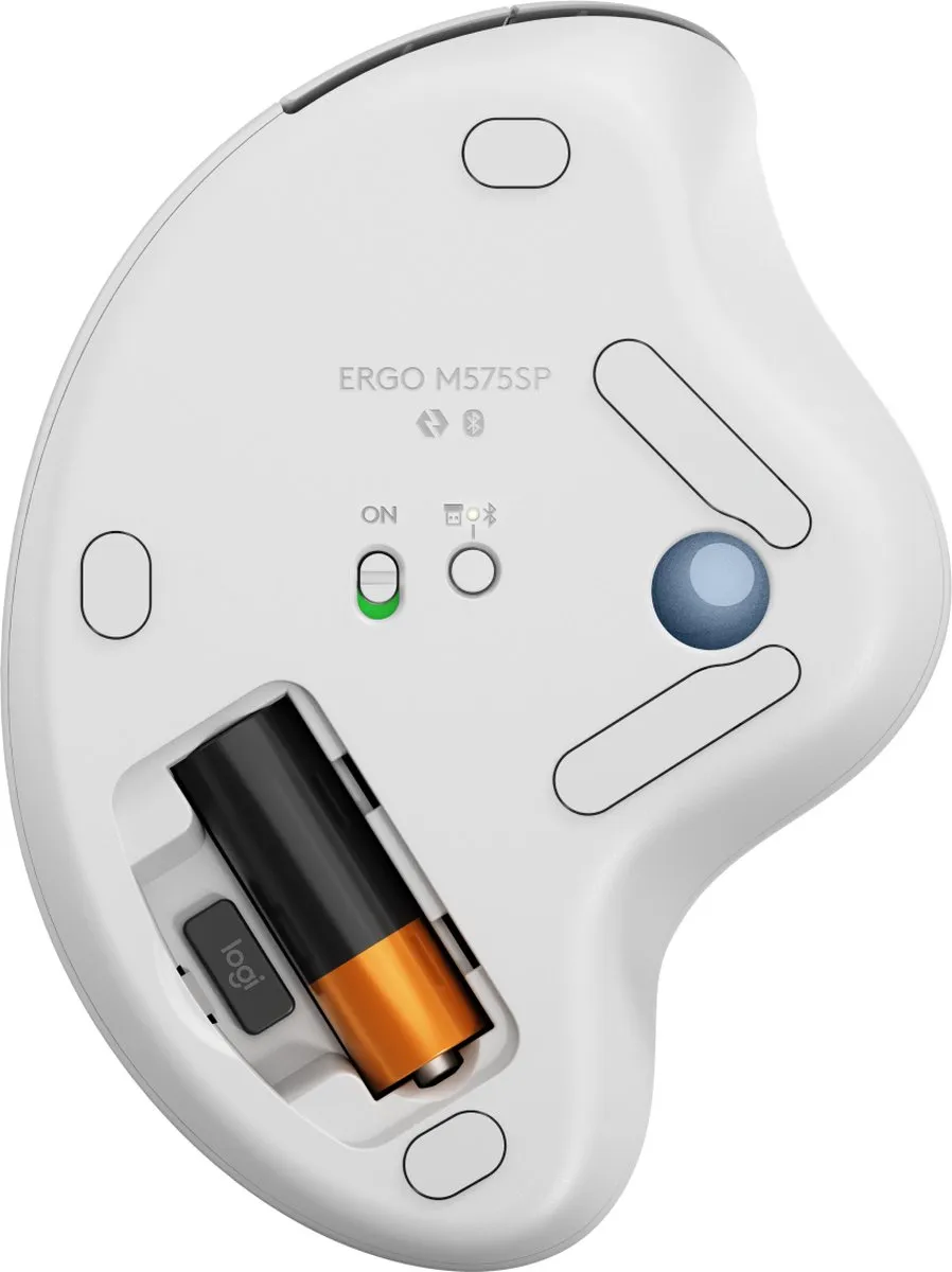 Logitech Ergo M575S Draadloze Muis - Wit